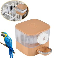 Automatic Bird Water Feeder 22.2 FL OZ No Drip Cage Mounted Waters Dispenser