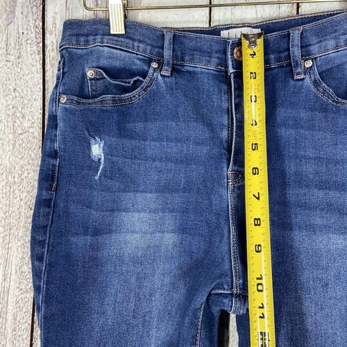 Nicole Miller Jeans Damen 8 Blau Nolita Boyfriend High Rise Stretch Denim Hose - Bild 8 von 24