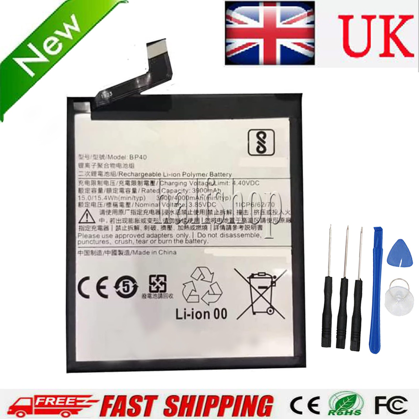 New Replacement Battery BP40 For Xiaomi Redmi K20 Pro Mi 9T Pro K20 Pro