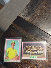 1978 Oakland A's Topps - #577 Team  Checklist Oakland Athletics & #29 Bob Lacey 