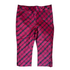 Janie and Jack Baby Red Black Plaid Pants Size 18-24mos NEW NWT