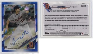 2021 Topps Chrome Sapphire Edition Rookie Auto Casey Mize #RA-CM Auto RC
