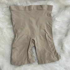 SPANX Shapewear High Waist Mid Thigh Bodysuit Shaper Medium Tummy Contr Slimming