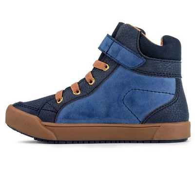 PEDIPED Size US 4-4.5 Boots High Top Snickers Logan Navy Blue