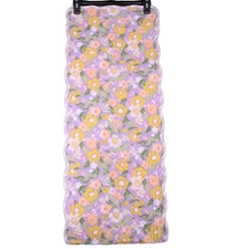 Floral Quilted Table Runner 70x14 Spring Cottagecore Farmhouse