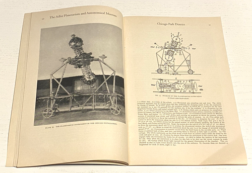 RARE! Vintage Adler Planetarium & Astronomical Museum of Chicago Book Guide 1935 - Picture 5 of 10