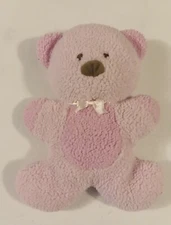 Prestige Toy Carter’s Pink Bear Plush Shepra Baby Rattle 10" Stuffed #53031