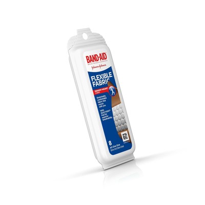 Johnson&Johnson band-aid clear travel pk bndg 8ct 12ct (381370057536)