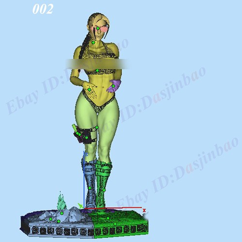 Lara Stand Figure 3D Print Model Kit Unpainted Unassembled 3 Version - 第 5/17 張圖片