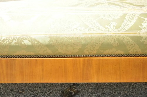 William Switzer Italian Biedermeier Regency Carved Recamier Chaise Lounge Chair - Picture 9 of 12