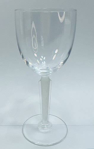 JG Durand SOGARO Claret Wine Glass Goblet Frosted Angular Stem Cristal D'Arques - Picture 17 of 24