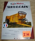 6 pages IH MAITRE Vulcan manure spreader for Fiat Someca Lanz SFV tractor