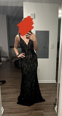 Jovani Fitted Lace Dress- Black | eBay Jovani Fitted Lace Dress- Black | eBay