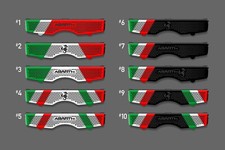 Fiat 500 - Parcel Shelf - Abarth Style - Italian Flag Designs Others Fiat 500 - Parcel Shelf - Abarth Style - Italian Flag Designs Others