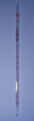 10 mL MOHR  MEASURING PIPET in 1/10 mL SIBATA CLASS ''A''
