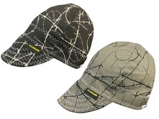 U.S. Welder BARBED WIRE Print Reversible Welding Cap SET OF 2