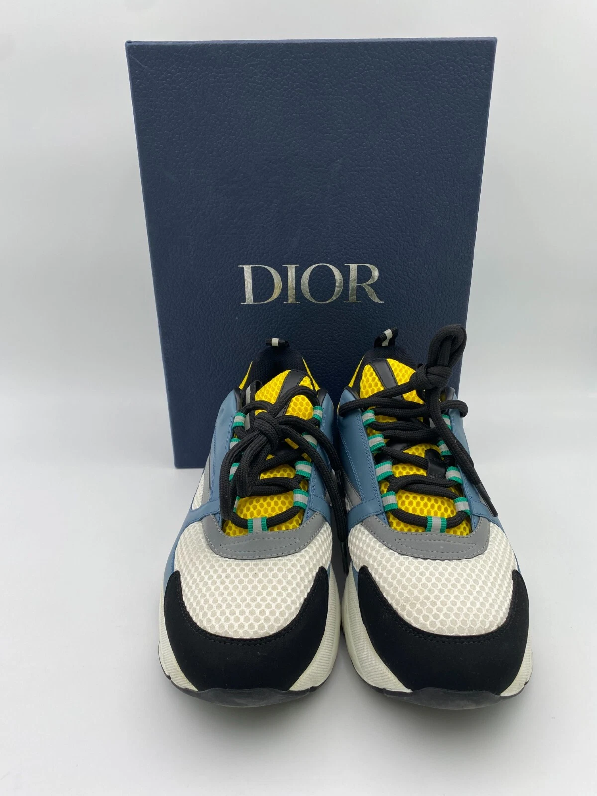 Dior B22 Bleu Jaune, Homme Taille 8,5 (3SN231ZCQ)   Occasion !