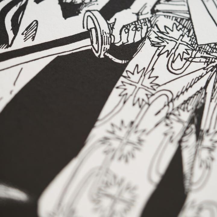 【未開封】ONE PIECE 漫画アート 赤髪海賊団 サイン入 NFT ED20 ONE PIECE Manga Art Red Hair Pirates Signed Original Drawing ED20