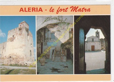 Cp Corse 20270 Aléria Mutivues 3 Vues Le Fort Matra Edit Roc E Mare 12
