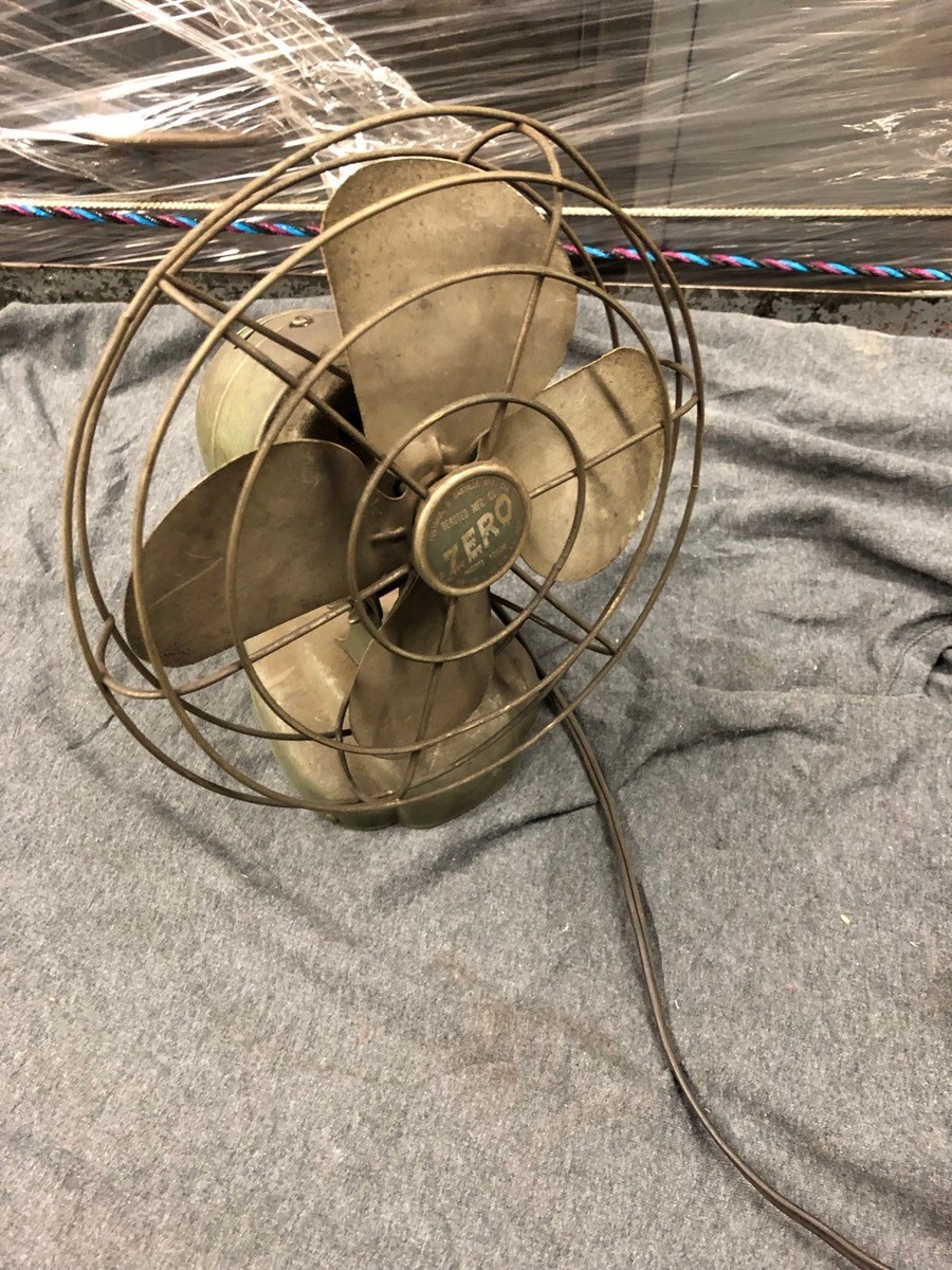 Vintage McGraw Electric Zero Fanモデル1250Ｒ Vintage McGraw Electric Co. Zero Metal Blade Fan Model 1250R