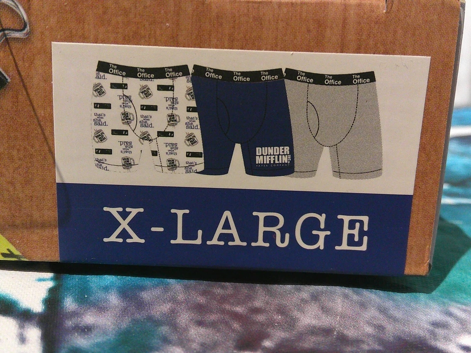 Paquete de 3 calzoncillos boxer para hombre con bolsa antimoscas talla XL/La oficina Foto 3 de 4