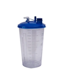 Rigid Suction Canister 3000 mL Medi-Vac Guardian With Sealing Lid # 65651-230