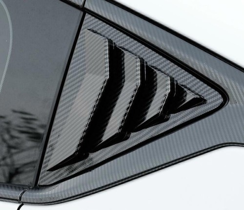 Cuarto de persiana de ventana de ventilación lateral de fibra de carbono para Cadillac CT5 2020-2023 - Imagen 9 de 11