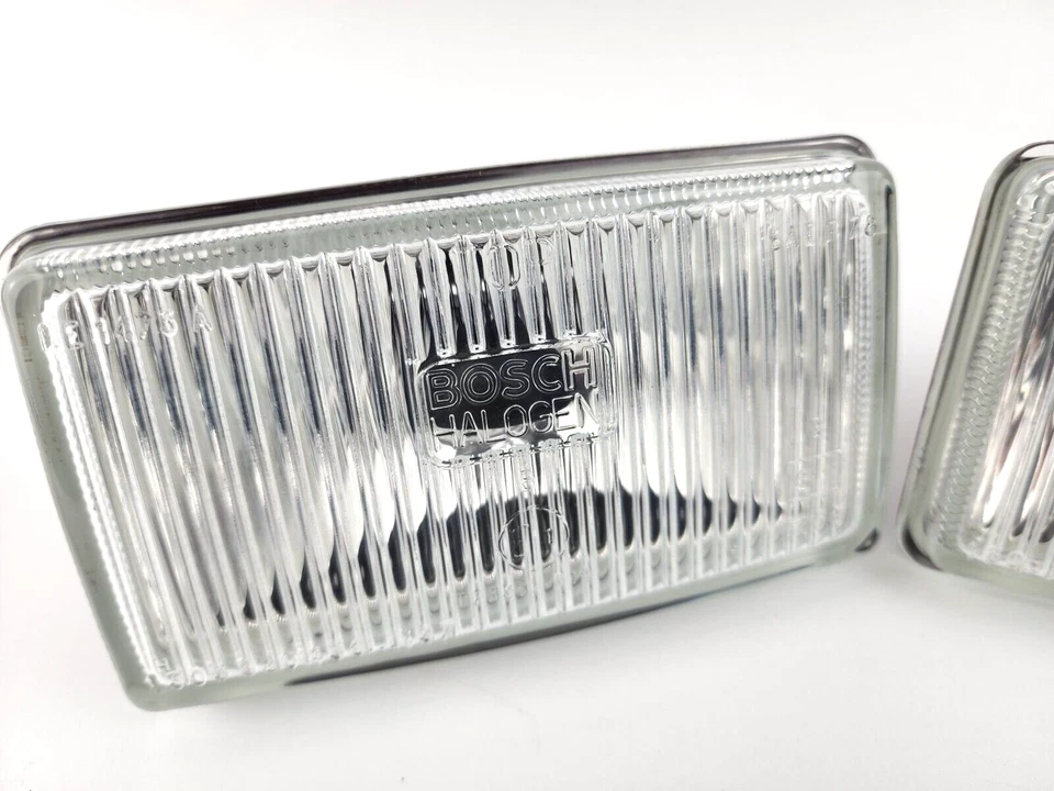 Par de 2 luces antiniebla de vidrio Bosch E21 E12 E23 E24 E30 Volvo 740 1305354933 NOS Foto 2 de 4