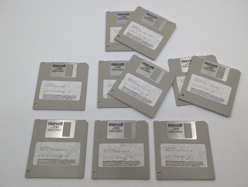 Vintage Digital DEC Pathworks for DOS v 2.0 VMS VAX, Qty 10 X 3.5 ...