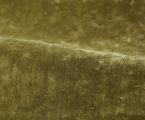 ZOFFANY CURTAIN FABRIC DESIGN Curzon Velvet 2.7 METRES SPANISH OLIVE VELVET - Picture 2 of 7