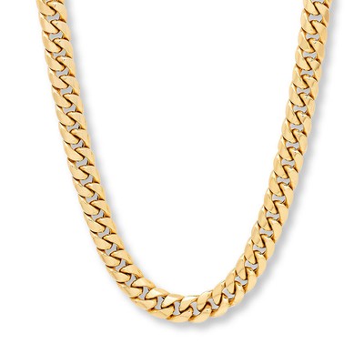 PURE 22K YELLOW GOLD CUBAN LINK UNISEX 