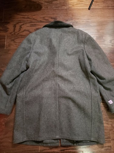 Vintage Great Western Wool Sherpa Lined Coat Jacket Rancher Mens 44 Minneapolis - Picture 2 of 10