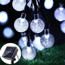 23Ft 50 LED Outdoor Solar Powered String Lights for Patio Yard Porch Party Decor