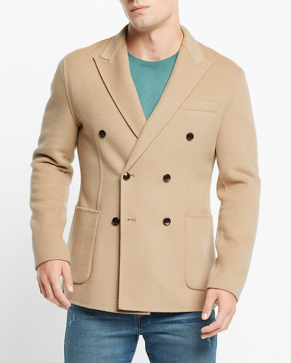 ボトムスその他 Tagliatore Tailored Double-Breasted Blazer In Caramel Brown Tampa Brown Slim Fit Double Breasted Blazer - Versatile
