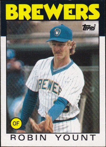 1986 Topps #780 - Robin Yount - 第 1/2 張圖片
