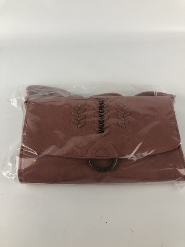 Ring Embroidery Snap Closure Crossbody Bag - Universal Thread - Rose - Picture 3 of 9
