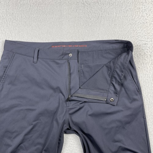 Rhone Pants Mens 36 Gray Commuter Classic Performance Golfer Lifestyle Prep Work - Picture 3 of 16