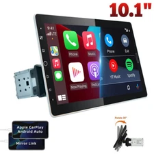 10.1"  Carplay Car Stereo Radio Bluetooth Single 1Din Rotatable Touch Screen MP5