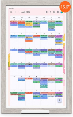 Digital Calendar: 15.6'' Wall Electronic Calendar, Smart Touchscreen Display f...