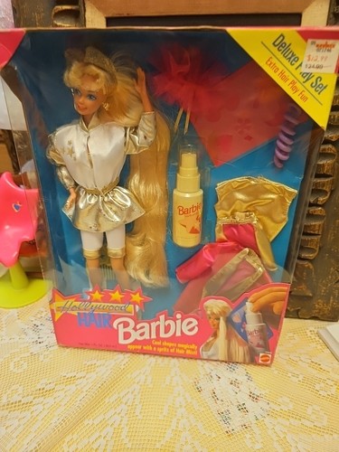 Vintage 1993 Hollywood Hair Barbie Deluxe Play Set-New in Box - Picture 6 of 22