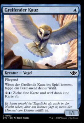 MTG Greifender Kauz #052 OTJ Dt. Common (B3325)