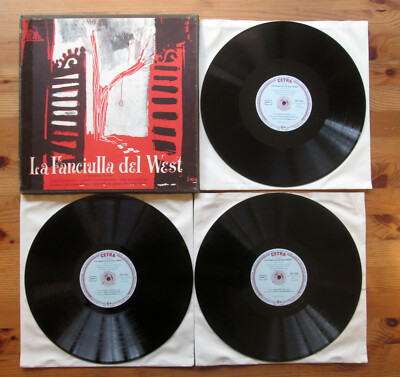 OLPC 1215 Puccini La Fanciulla Del West Gavazzi Basile 3xLP Cetra EX/VG