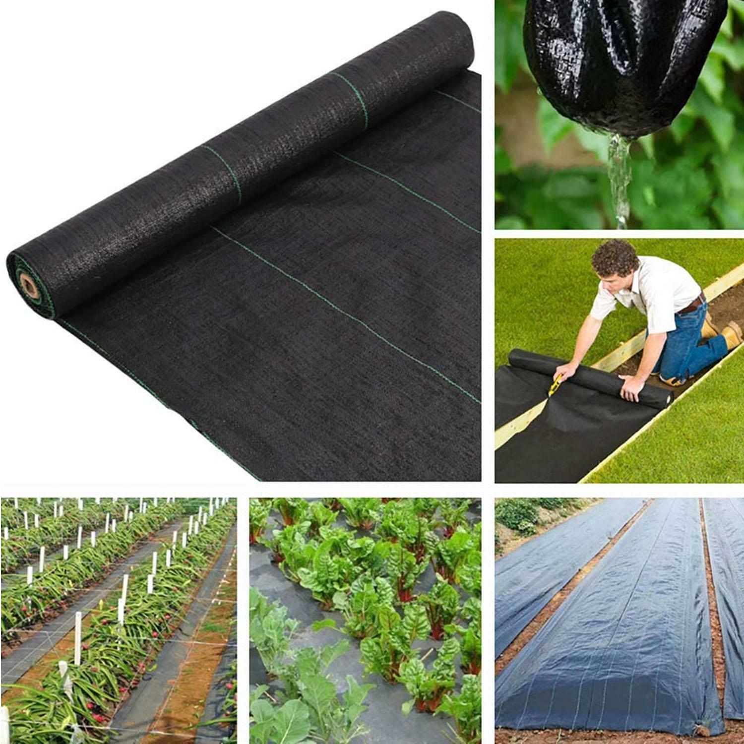 Garden Weed Control Fabric Membrane Ground Sheet Cover Decking