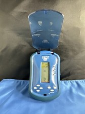 Blue Radica Lighted Tetris Flip Top Handheld Travel Electronic Game Tested Works