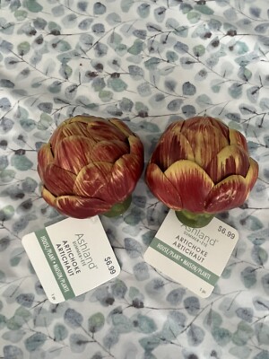 NEW TWO 3'' FAKE ARTICHOKE ASHLAND WREATH BOUQUET fall Summer