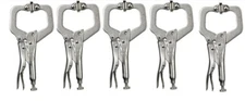 Irwin Vise-Grip 6SP The Original Locking C-Clamps with Swivel Pads (5-pack)