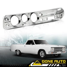 Dash Bezel Fit For 1965 Chevrolet Chevy Chevelle El Camino w/o A/C Each Silver