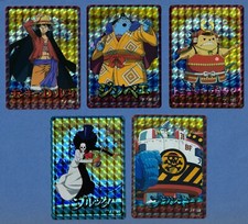 5 Different 2024 One Piece 7/NATIONAL EDITION Holographic Trading Card Stickers