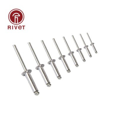 DIN DEN ISO 15977 M6/M5 Blind Rivet Breakstem Fasteners Round Head Open End Dome