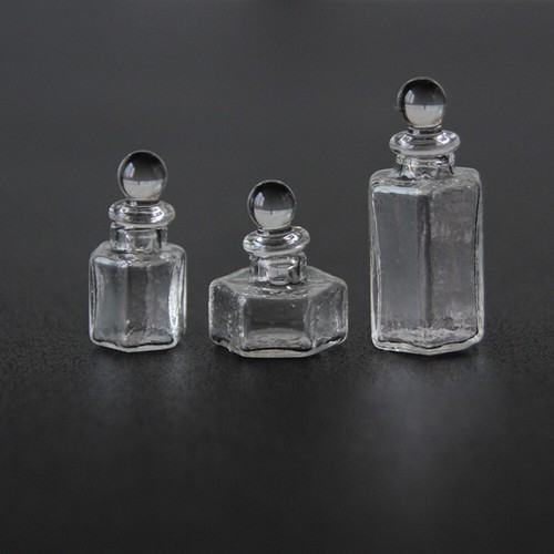 3 Stück 1:12 Puppenhaus Miniaturen Mini Glas mit Deckel Magic Parfüm Flakon Dekor - Bild 13 von 16